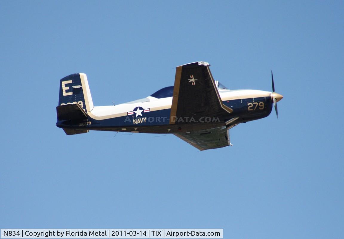N834, 1952 Beech (CCF) T-34A Mentor (A45) C/N G-62, Beech T-34