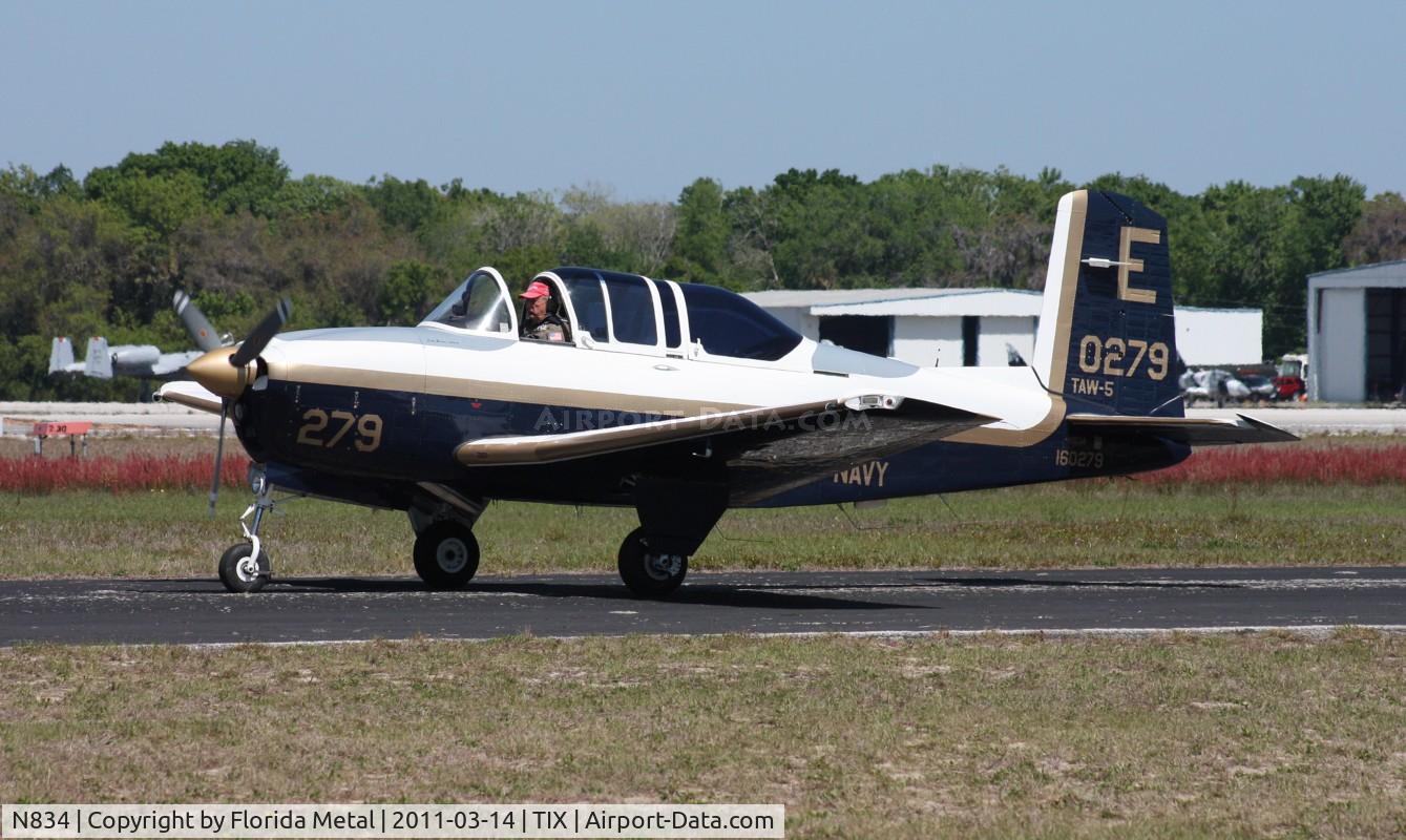 N834, 1952 Beech (CCF) T-34A Mentor (A45) C/N G-62, Beech T-34