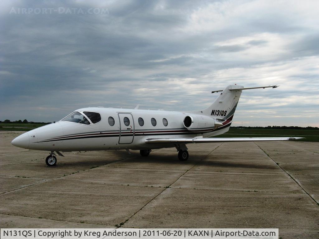 N131QS, Raytheon Aircraft Company 400A C/N RK-431, Raytheon 400A Beechjet  on the ramp.