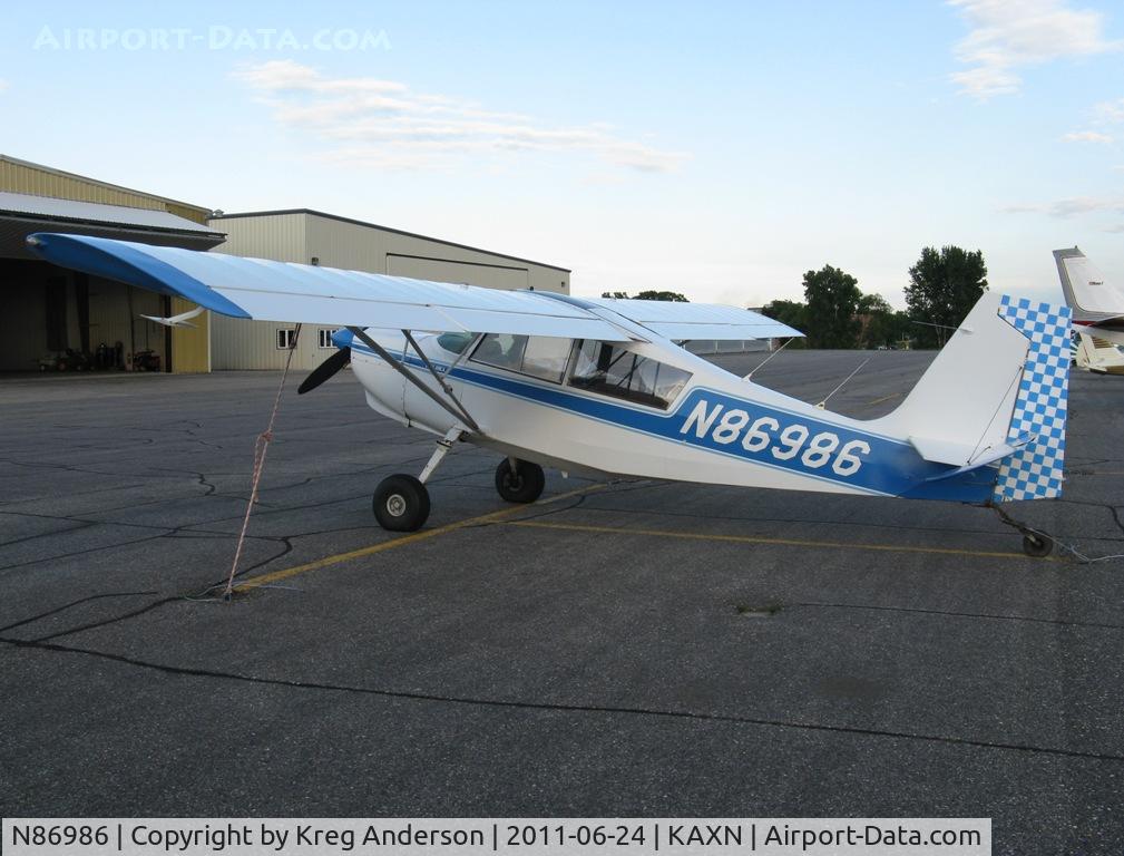 N86986, 1974 Bellanca 8GCBC C/N 45-74, Bellanca 8GCBC Scout on the line.