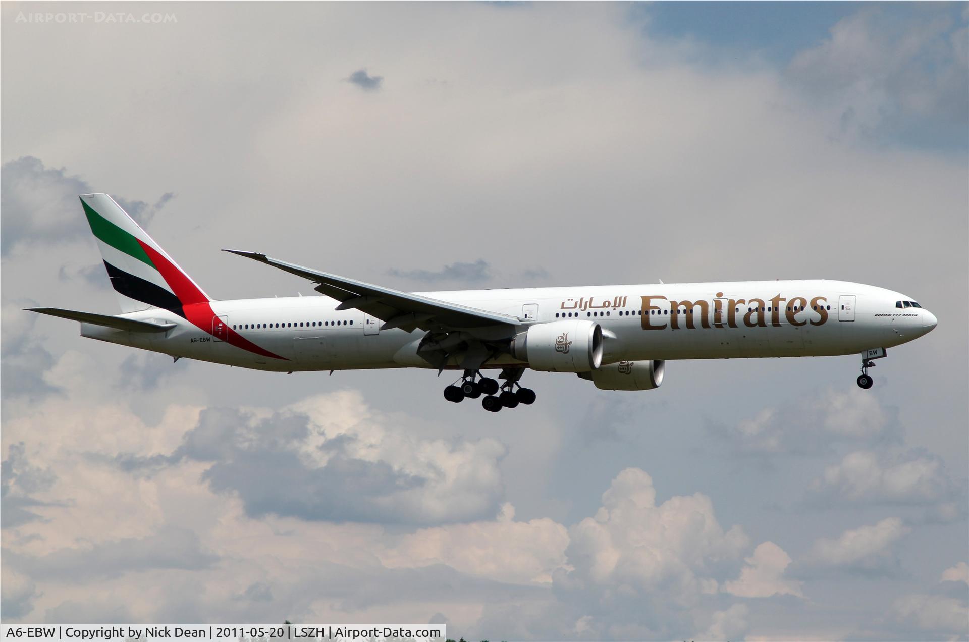 A6-EBW, 2006 Boeing 777-36N/ER C/N 32793, LSZH/ZRH