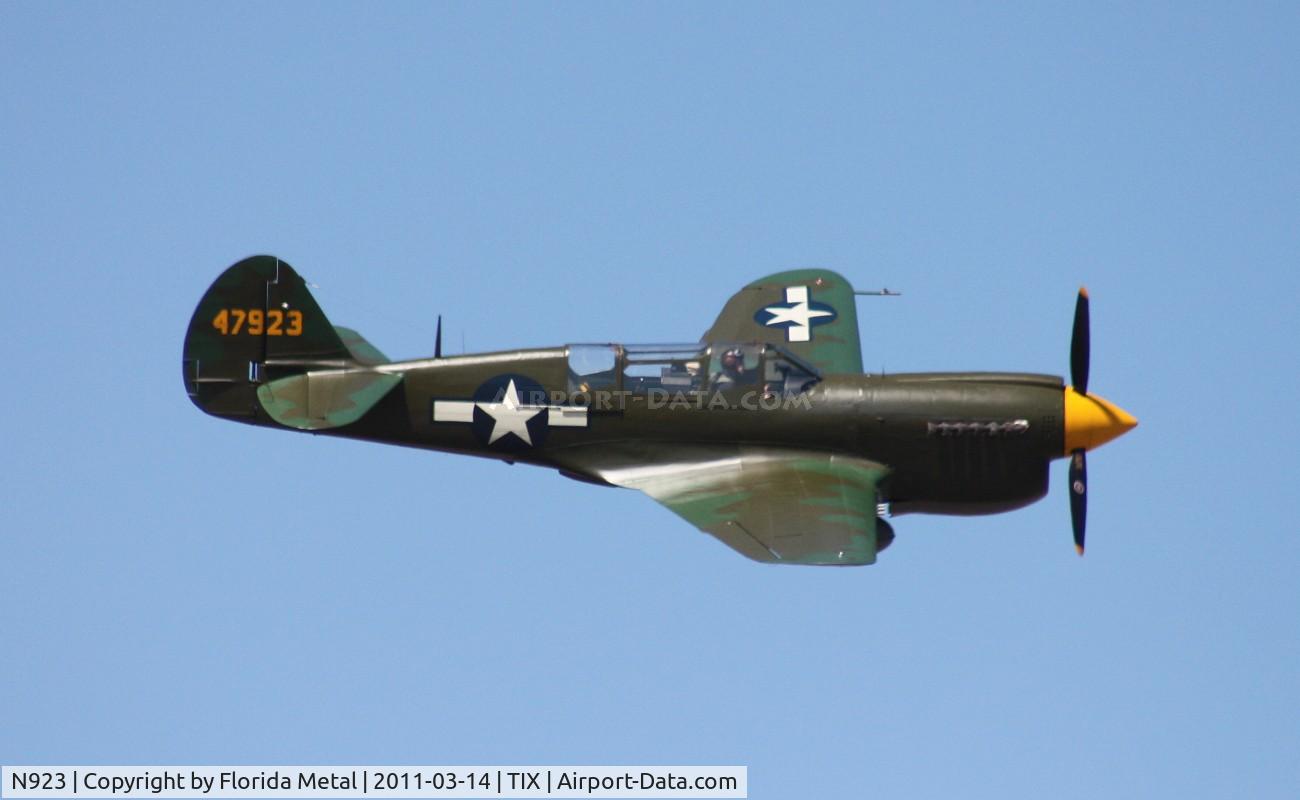 N923, 1944 Curtiss TP-40N Warhawk C/N 33915, Kermit Weeks P-40