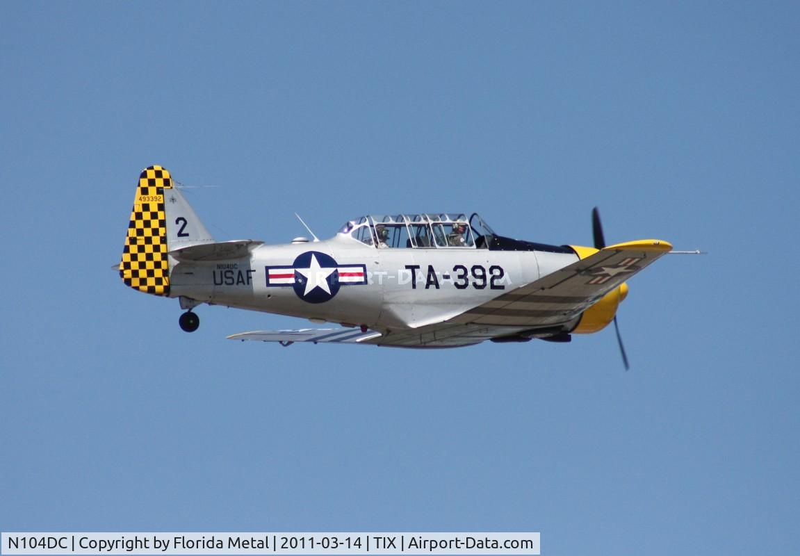 N104DC, 1949 North American T-6G Texan C/N 168-516, T-6G Texan