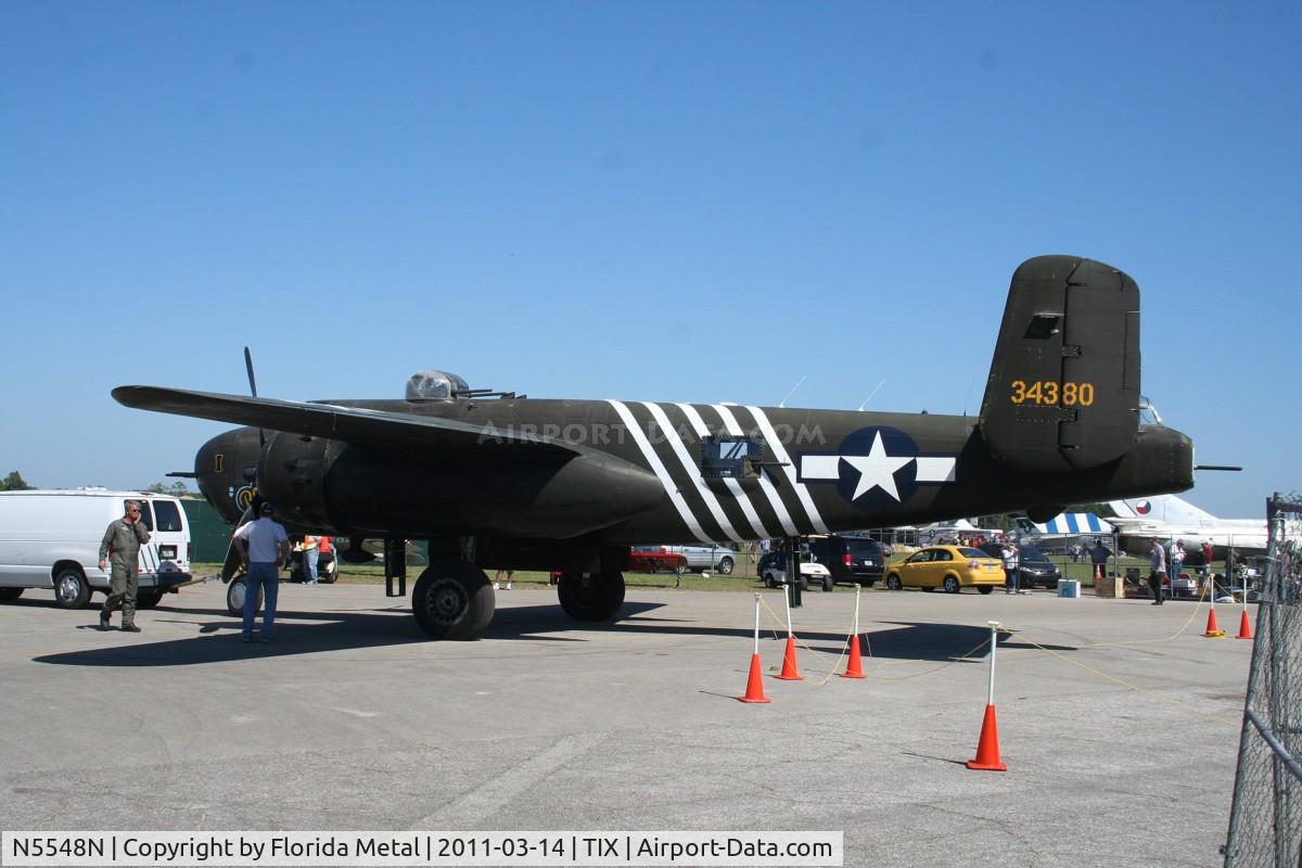 N5548N, 1943 North American B-25H Mitchell C/N 98-21107, Barbie II