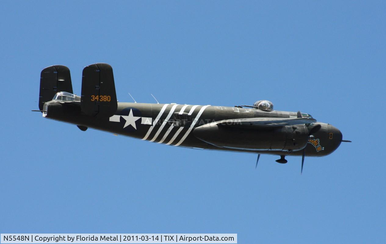 N5548N, 1943 North American B-25H Mitchell C/N 98-21107, Barbie II