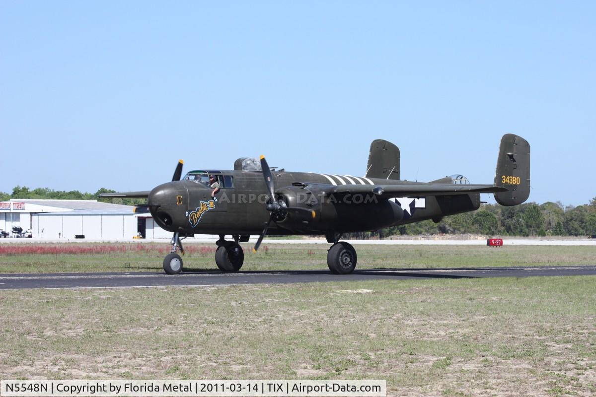 N5548N, 1943 North American B-25H Mitchell C/N 98-21107, Barbie II