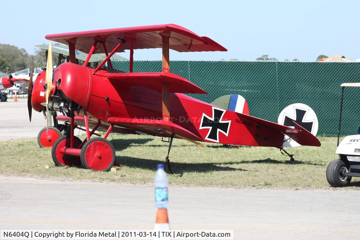 N6404Q, Fokker Dr.1 Triplane Replica C/N 528189, Fokker DR1 Triplane