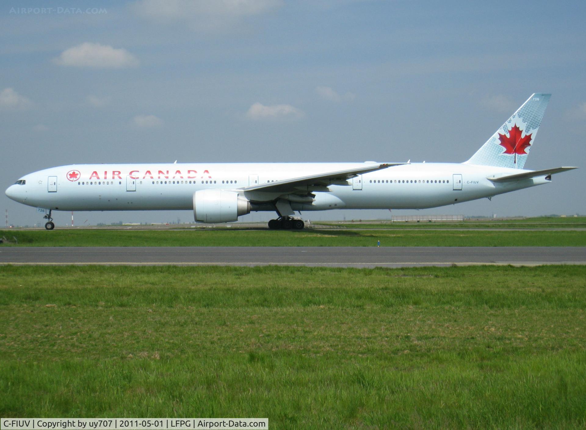 C-FIUV, 2008 Boeing 777-333/ER C/N 35248, First calling at ORY, Air Canada has been serving Paris for decades and was among the earliest airlines to move to CDG back in 1974.