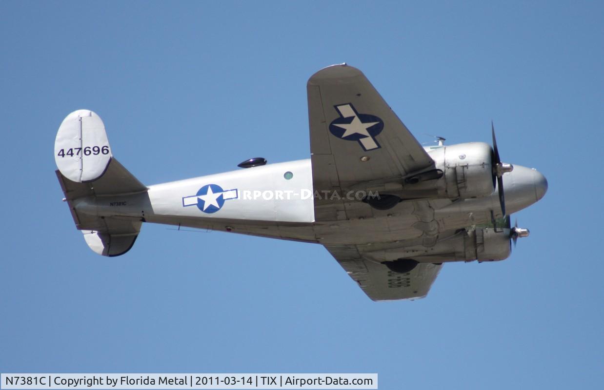 N7381C, 1944 Beech C18S C/N 8104, C-45S