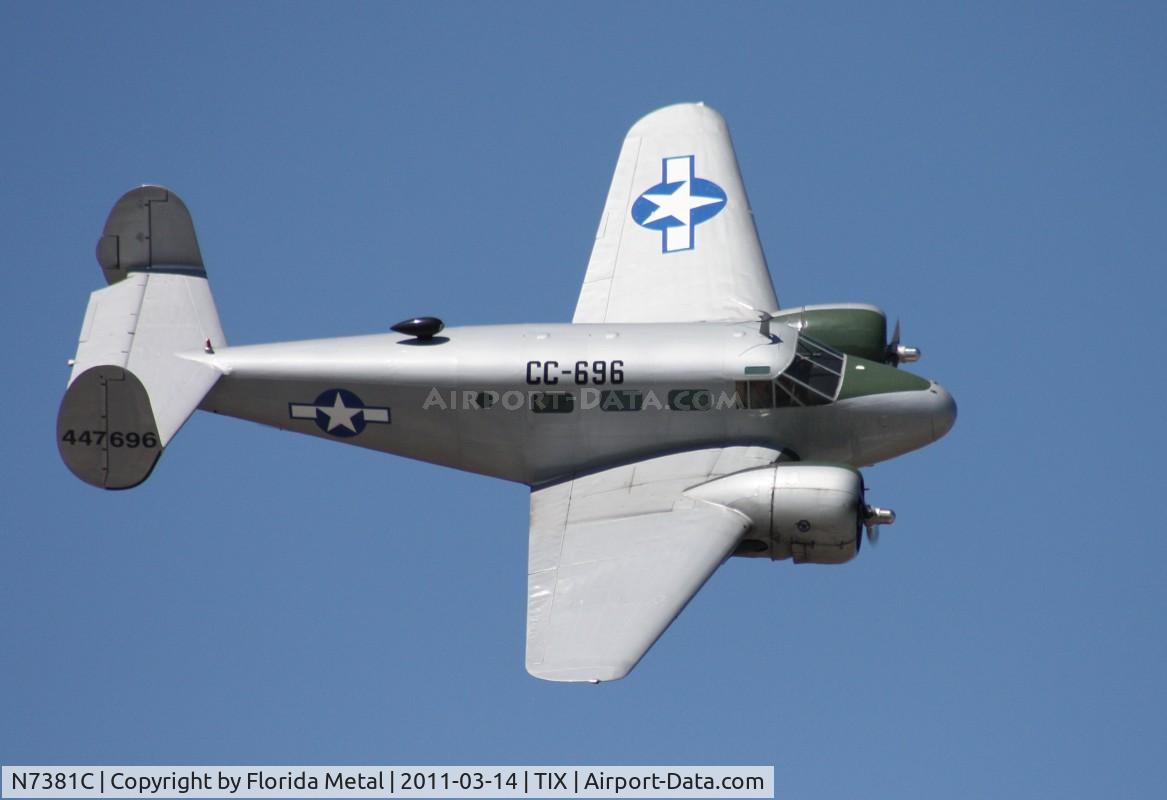 N7381C, 1944 Beech C18S C/N 8104, C-45S