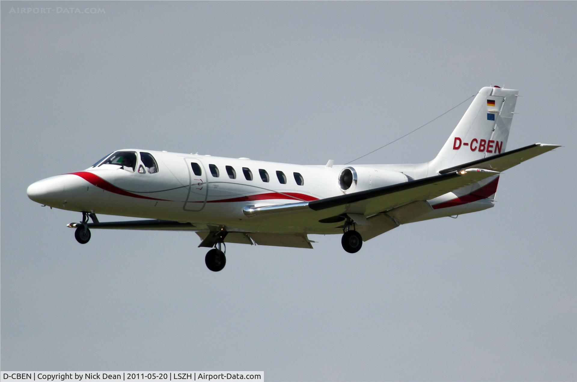 D-CBEN, 1994 Cessna 560 Citation Ultra C/N 560-0282, LSZH/ZRH