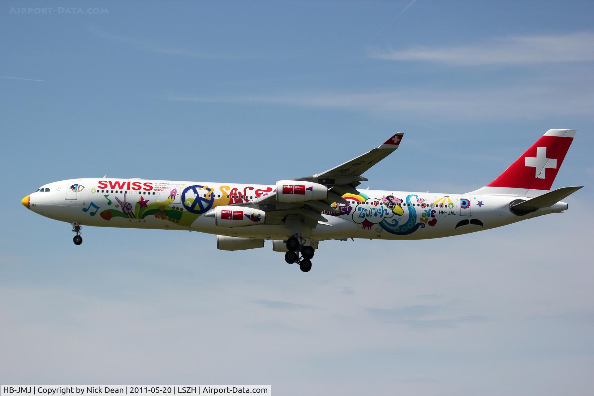 HB-JMJ, 1996 Airbus A340-313X C/N 150, LSZH/ZRH