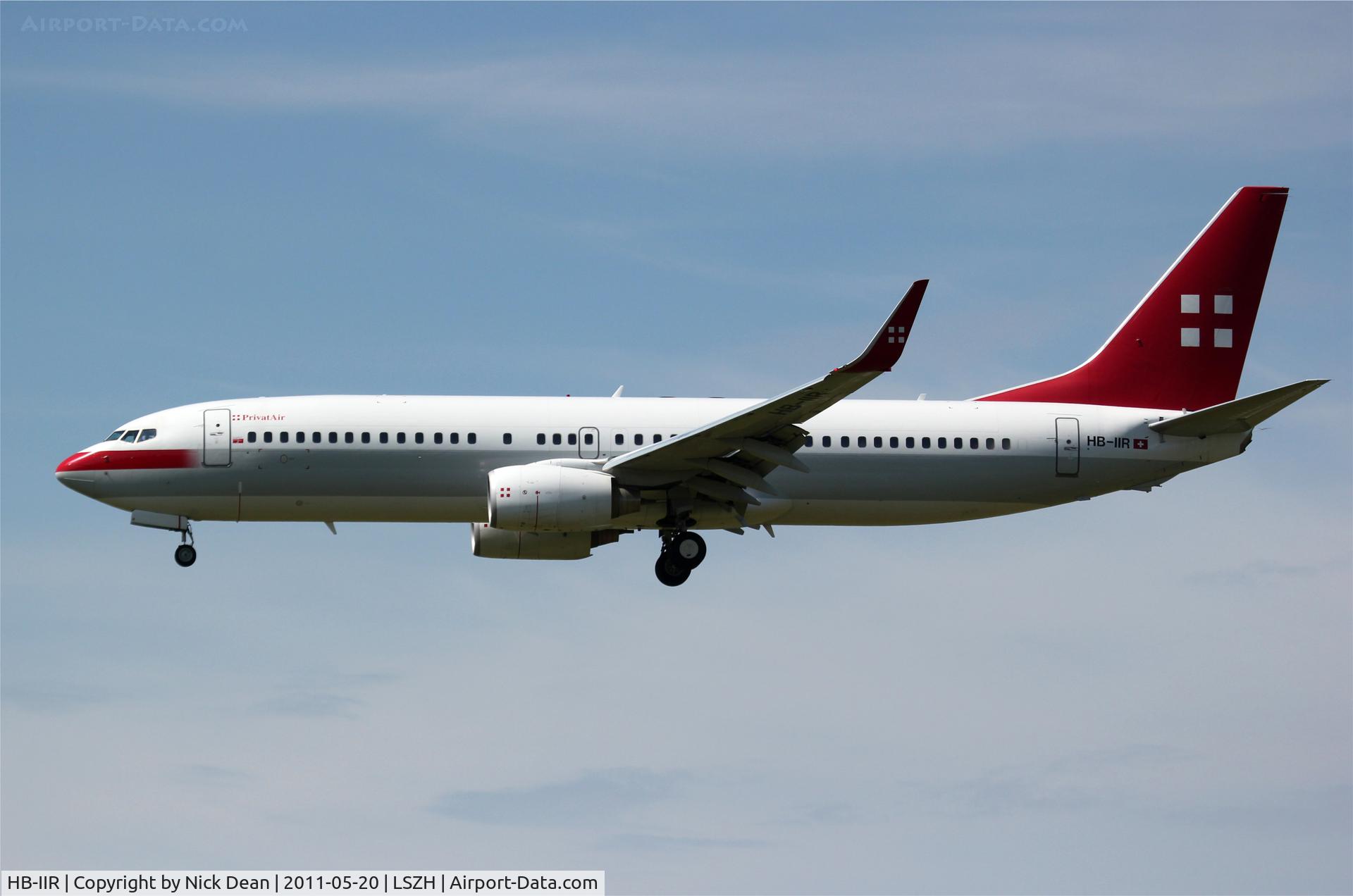 HB-IIR, 2004 Boeing 737-86Q C/N 30295, LSZH/ZRH