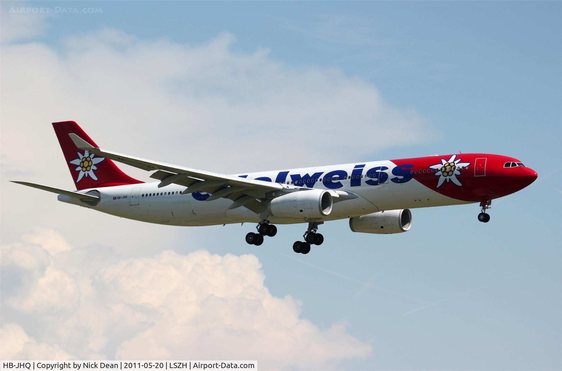 HB-JHQ, 2010 Airbus A330-343X C/N 1193, LSZH/ZRH