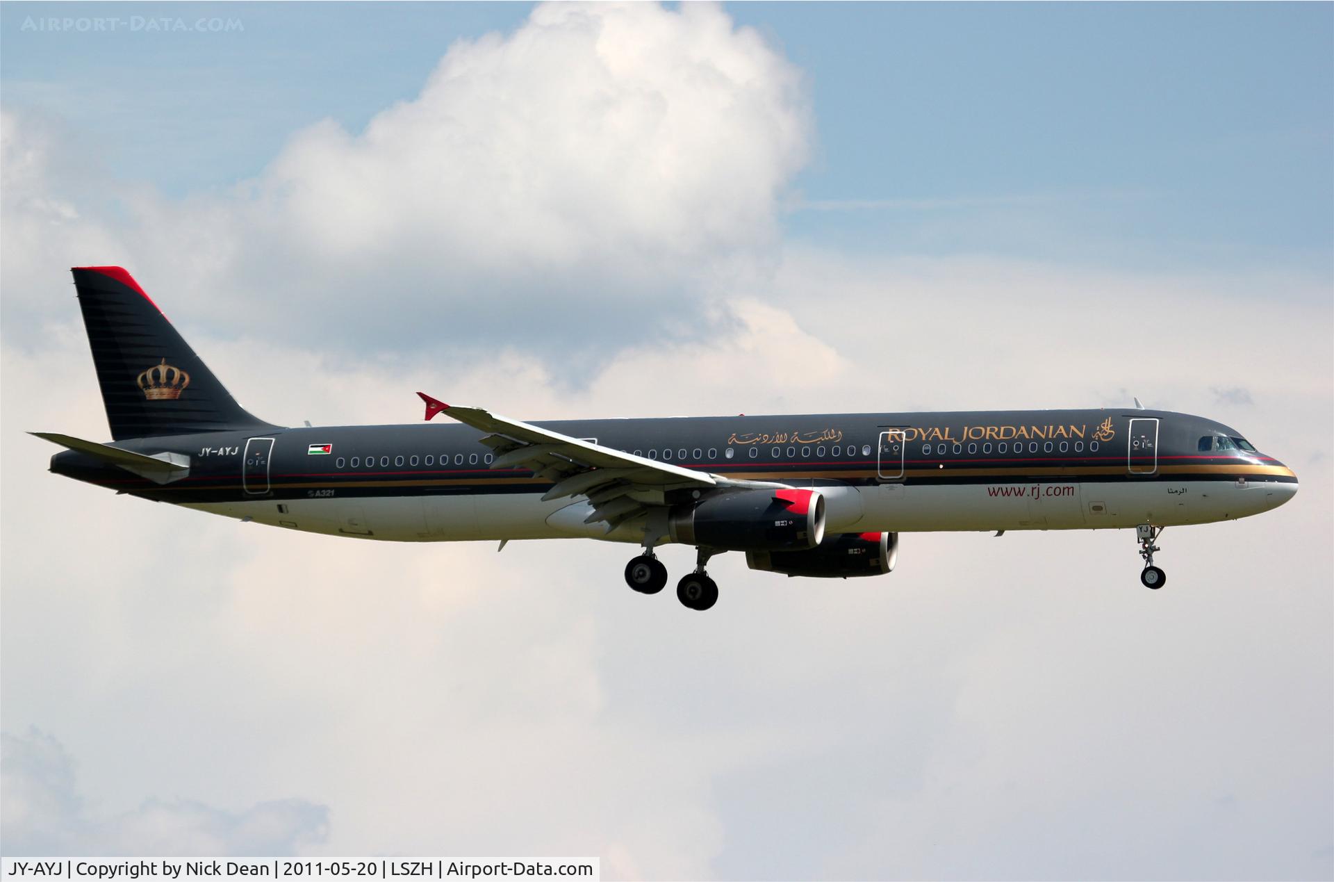 JY-AYJ, 2008 Airbus A321-231 C/N 3458, LSZH/ZRH