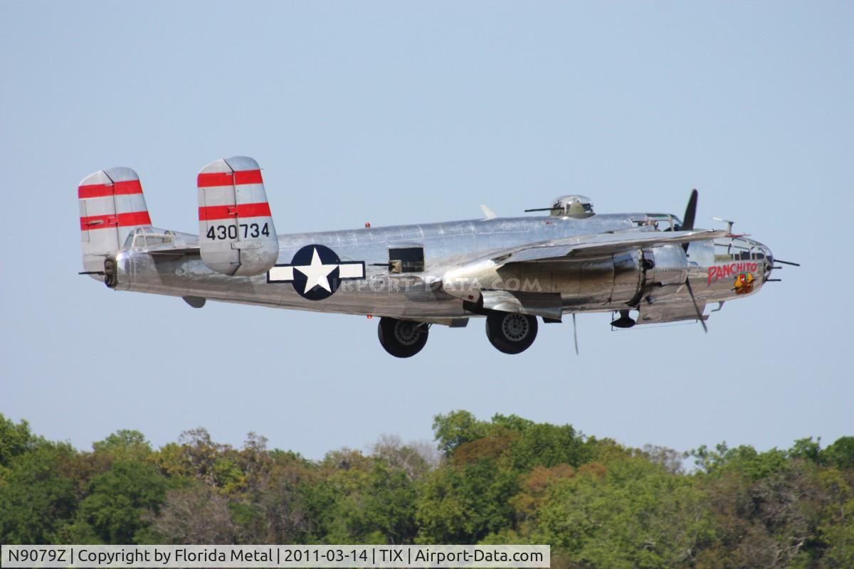N9079Z, 1944 North American TB-25N Mitchell C/N 108-34009, Panchito