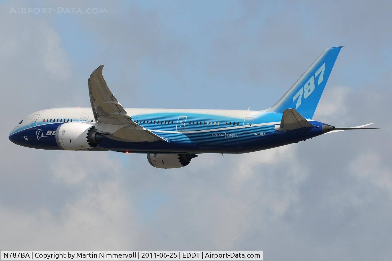 N787BA, 2009 Boeing 787-8 Dreamliner C/N 40690, Boeing Company