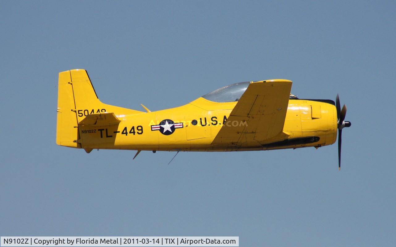 N9102Z, 1951 North American T-28A Trojan C/N 171-7, T-28A