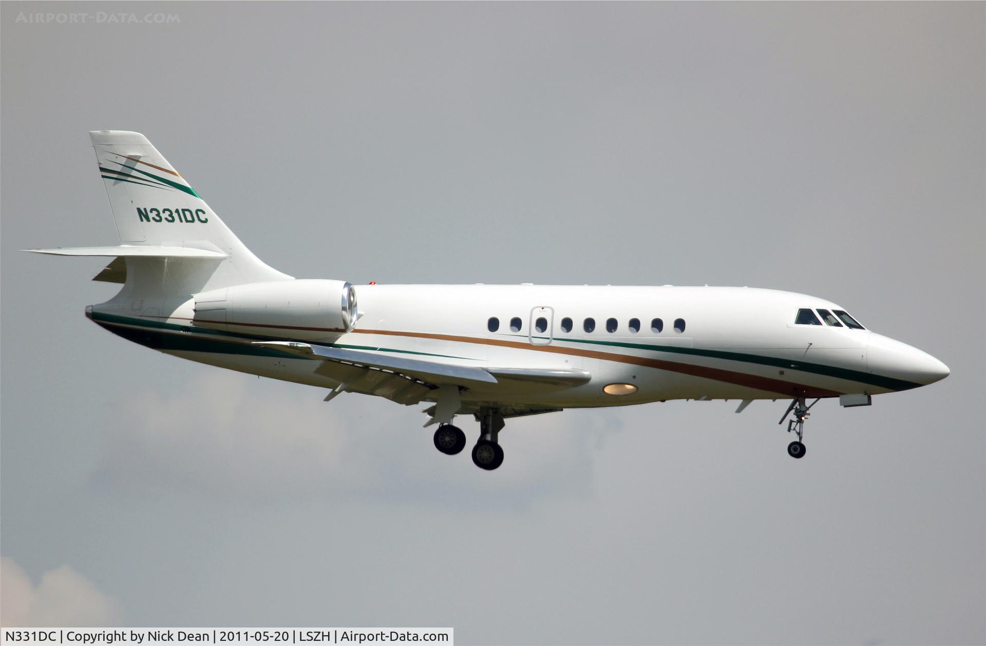 N331DC, 2007 Dassault Falcon 2000EX C/N 601, LSZH/ZRH