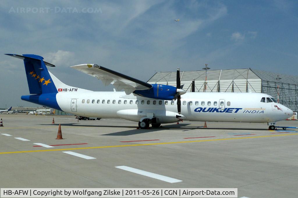 HB-AFW, 2009 ATR 72-212A C/N 870, visitor