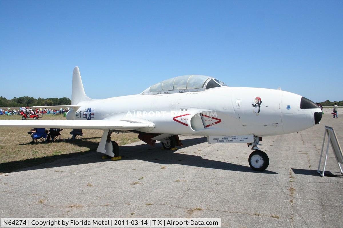 N64274, 1957 Lockheed T-33A Shooting Star C/N 57-0569 (580-1219), Lockheed T-33