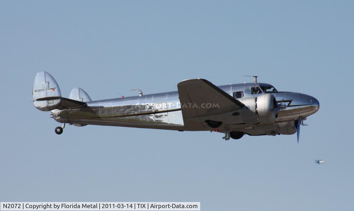N2072, 1936 Lockheed 12A Electra Junior C/N 1208, Electra Jr