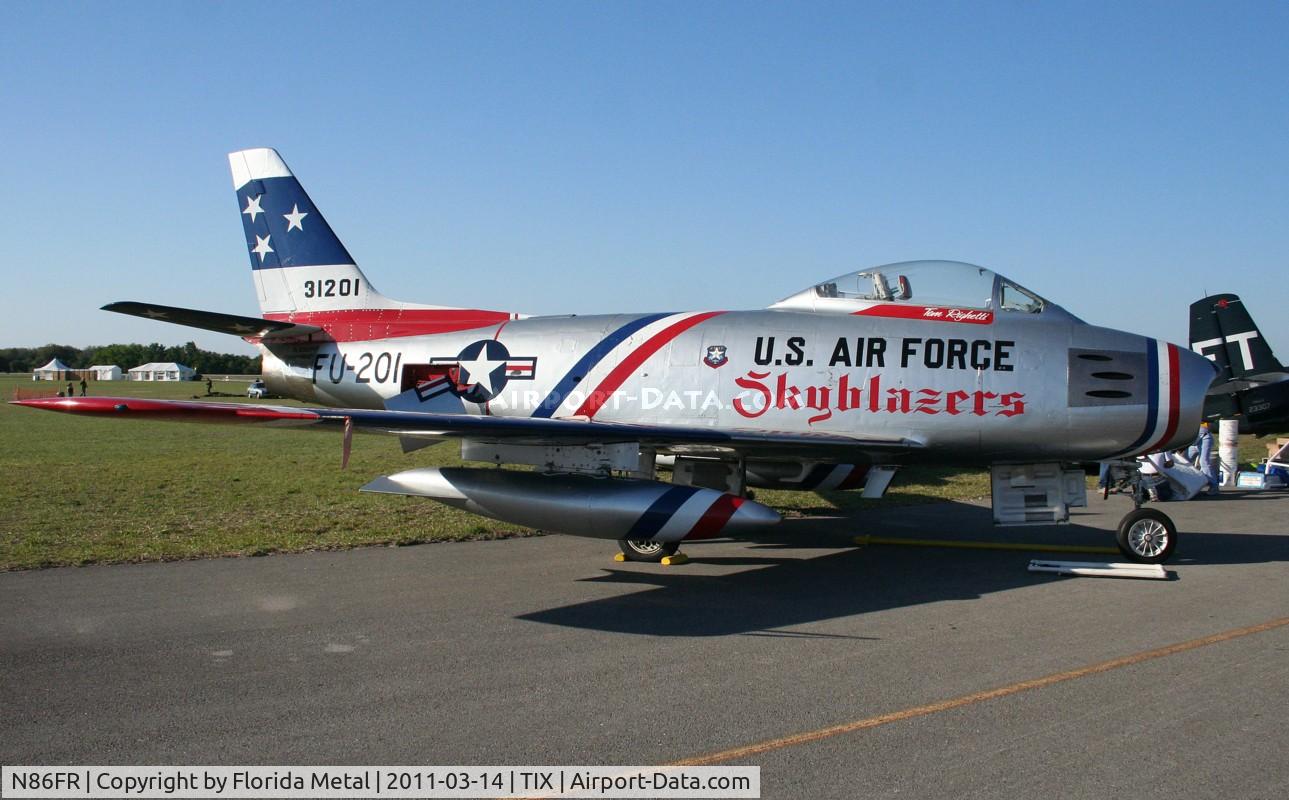 N86FR, 1952 North American F-86F Sabre C/N 191-655, F-86F