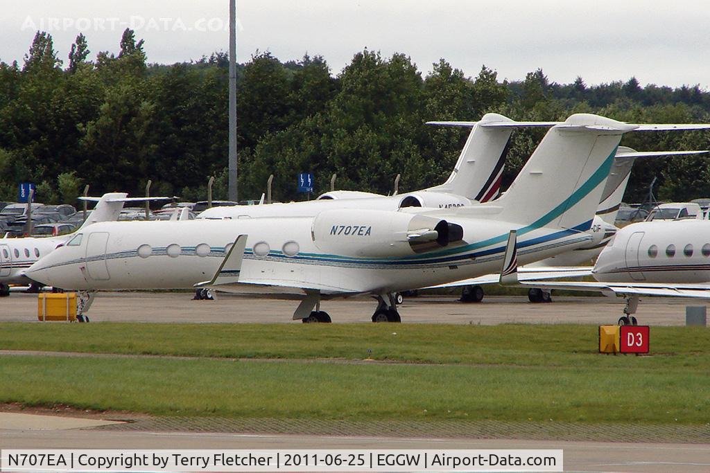 N707EA, 1996 Gulfstream Aerospace G-IV C/N 1284, 1996 Gulfstream Aerospace G-IV, c/n: 1284 at Luton