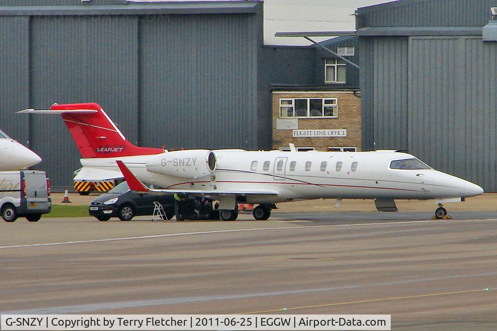 G-SNZY, 2008 Learjet 45 C/N 45-375, Learjet 45XR, c/n: 45-375 at Luton
