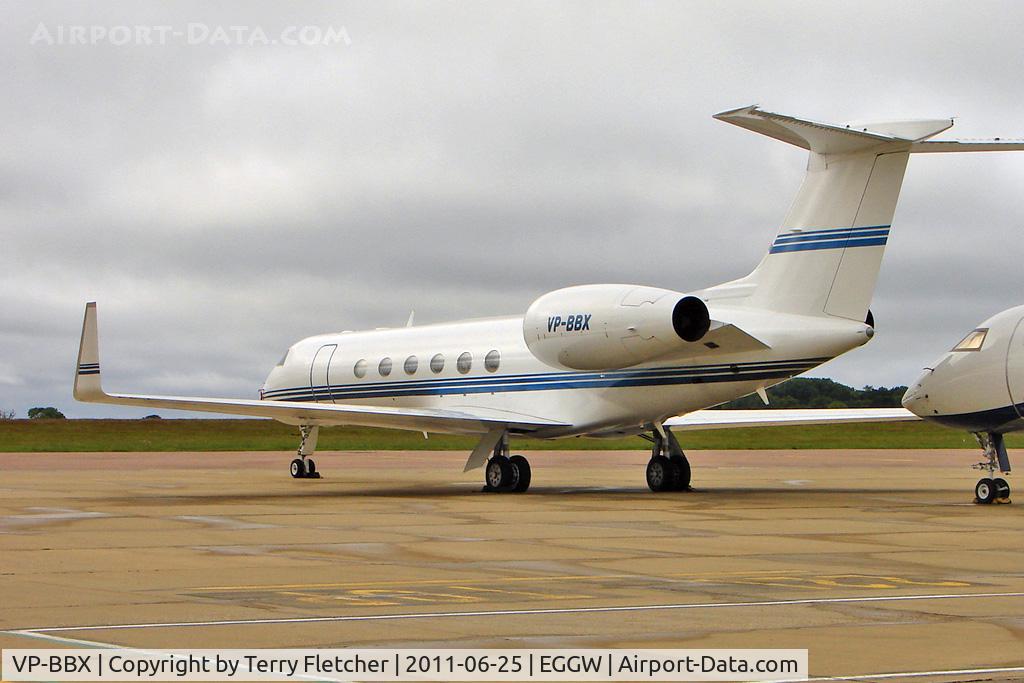 VP-BBX, Gulfstream Aerospace G-V Gulfstream V C/N 622, Gulfstream G5, c/n: 622 at Luton