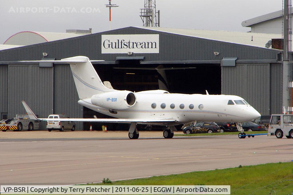 VP-BSR, 2009 Gulfstream Aerospace GIV-X (G450) C/N 4161, Gulfstream Aerospace GIV-X (G450) at Luton