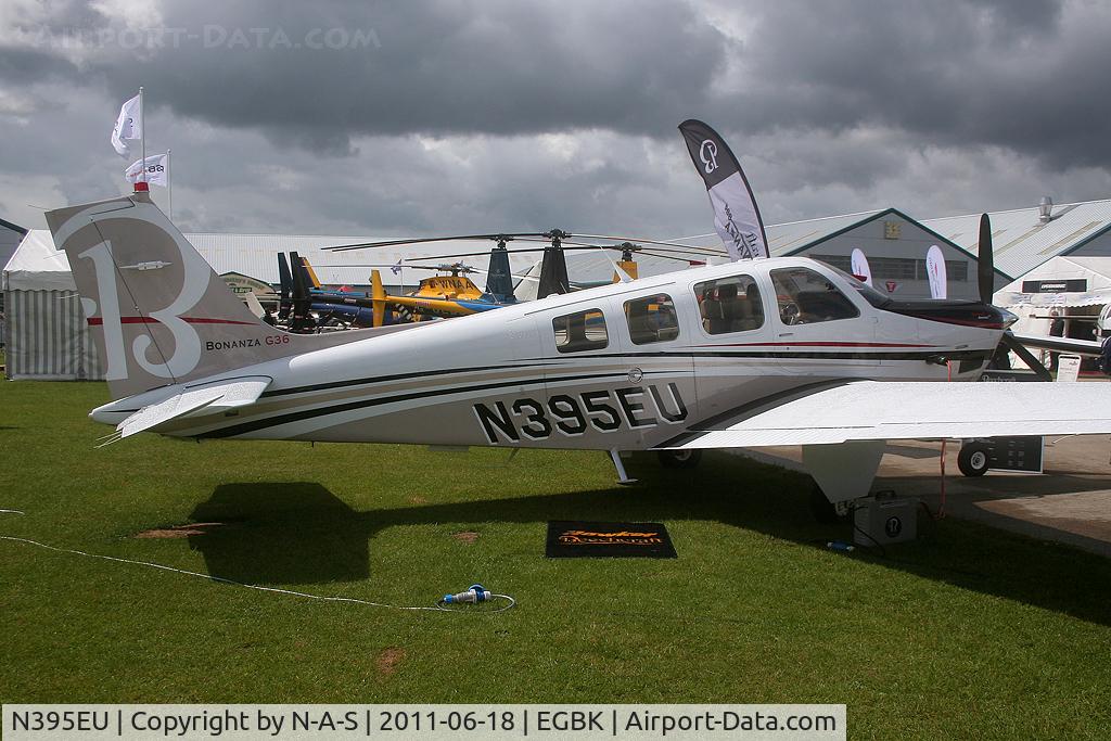 N395EU, 2011 Hawker Beechcraft Corp G36 Bonanza C/N E-3951, Aero Expo Static 2011