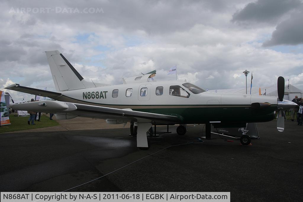 N868AT, 2002 Socata TBM-700 C/N 232, Aero Expo Static 2011