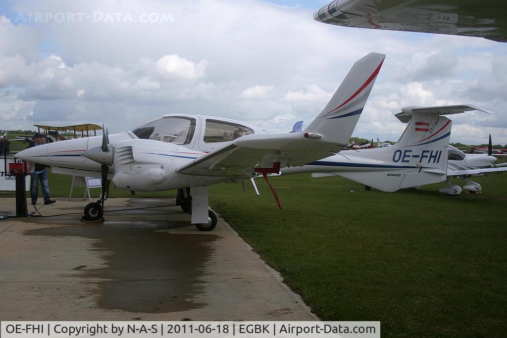 OE-FHI, Diamond DA-42NG Twin Star C/N 42.N009, Aero Expo Static 2011