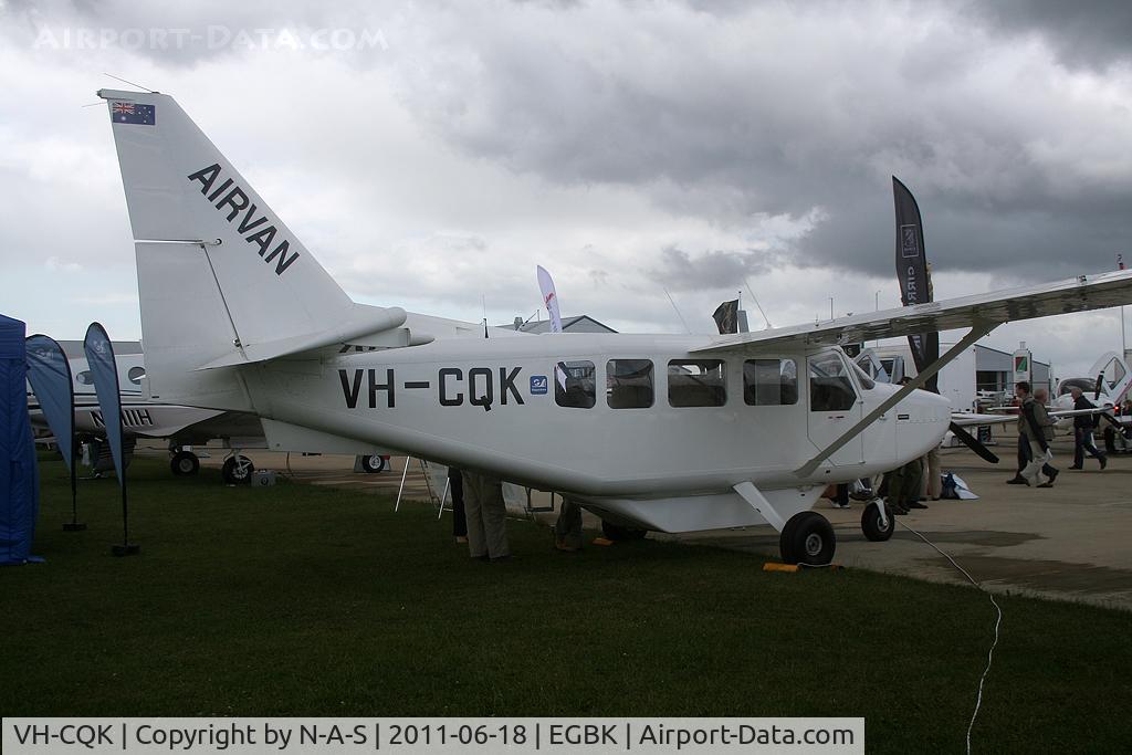 VH-CQK, 2010 Gippsland GA-8-TC320 Airvan C/N GA8-TC320-10-169, Aero Expo Static 2011