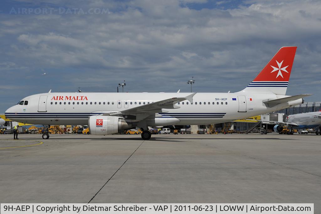 9H-AEP, 2007 Airbus A320-214 C/N 3056, Air Malta Airbus 320