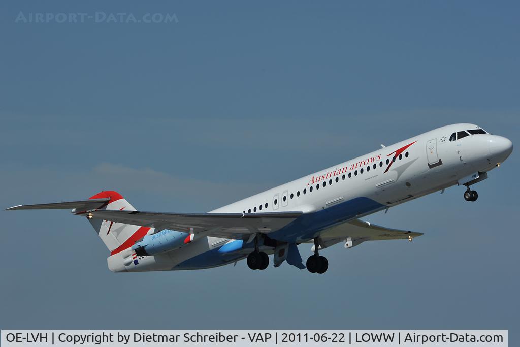 OE-LVH, 1993 Fokker 100 (F-28-0100) C/N 11456, Austrian Arrows Fokker 100