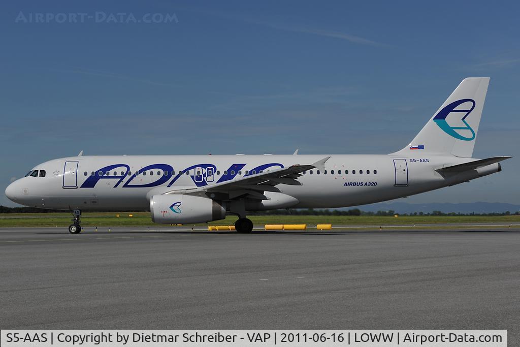 S5-AAS, 1993 Airbus A320-231 C/N 444, Adria Airways Airbus 320