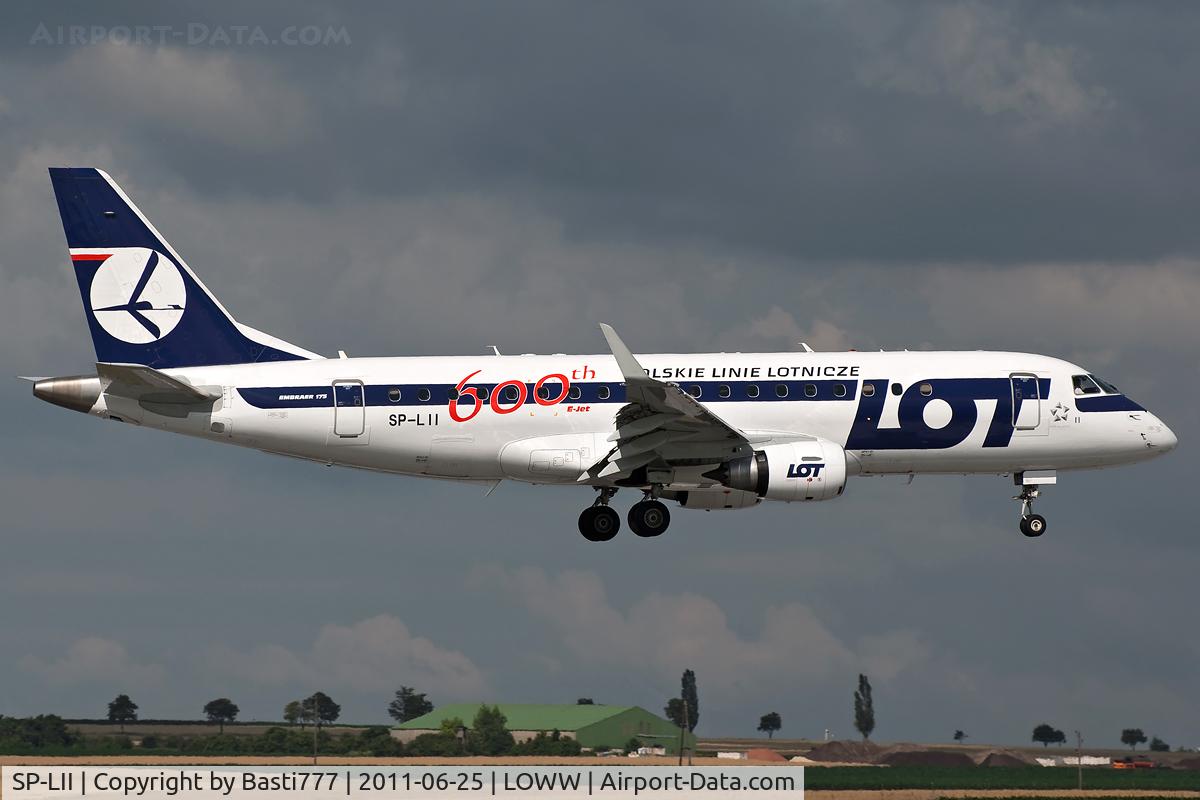SP-LII, 2009 Embraer 175LR (ERJ-170-200LR) C/N 17000290, SP-LII@VIE