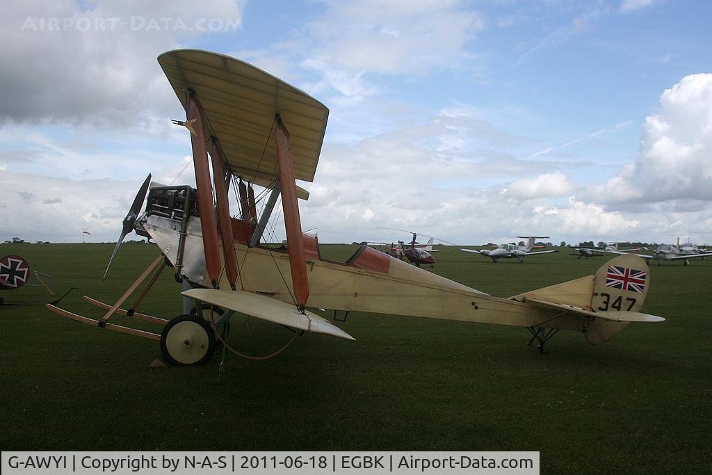 G-AWYI, 1969 Royal Aircraft Factory BE-2c Replica C/N 001, Based