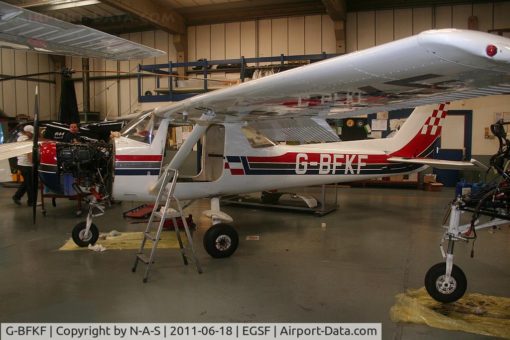 G-BFKF, 1978 Reims FA152 Aerobat C/N 0337, Under Maintenance