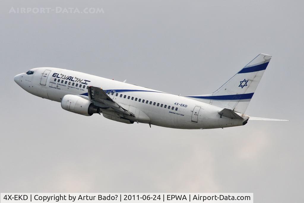 4X-EKD, 1999 Boeing 737-758 C/N 29960, ELAL