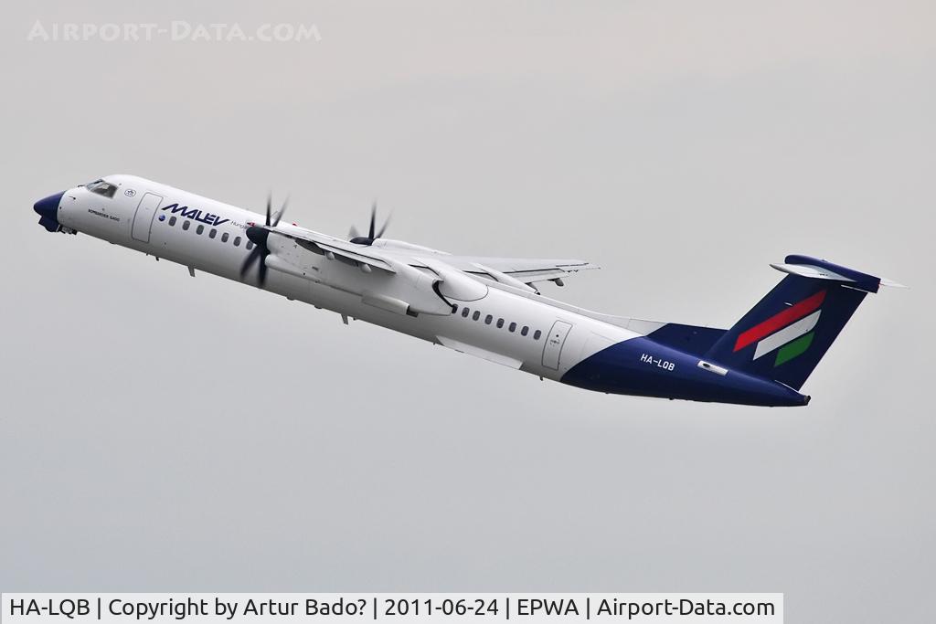 HA-LQB, 2001 De Havilland Canada DHC-8-402Q Dash 8 C/N 4057, Malev
