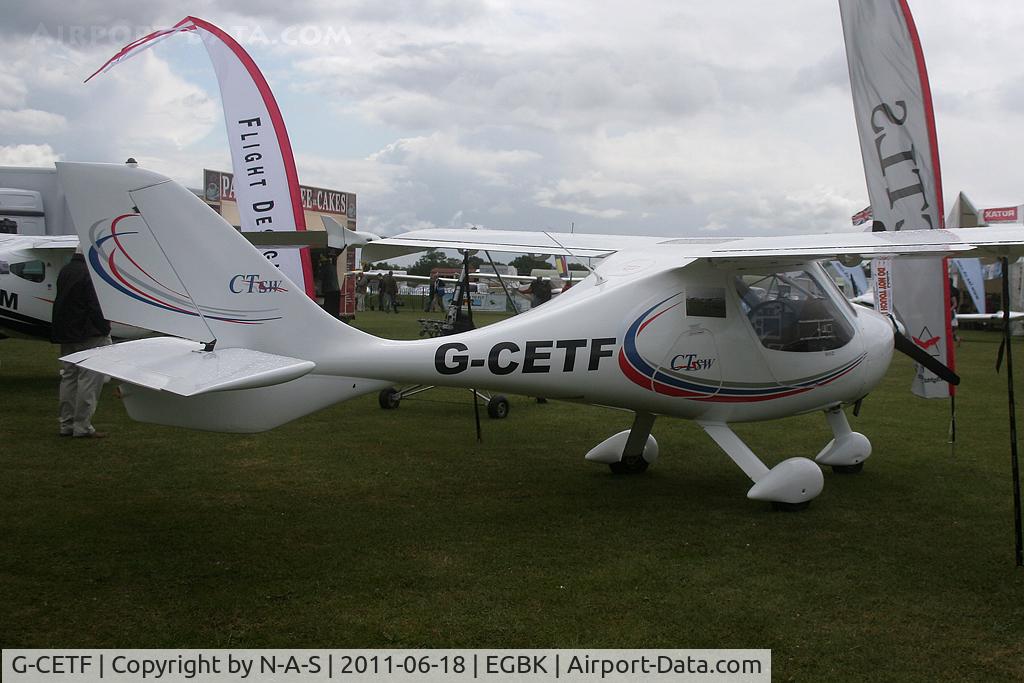 G-CETF, 2007 Flight Design CTSW C/N 8318, Aero Expo Static 2011