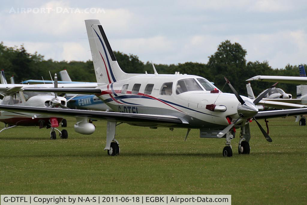 G-DTFL, 2007 Piper PA-46-500TP Malibu Meridian C/N 4697309, Visitor to Aero Expo 2011
