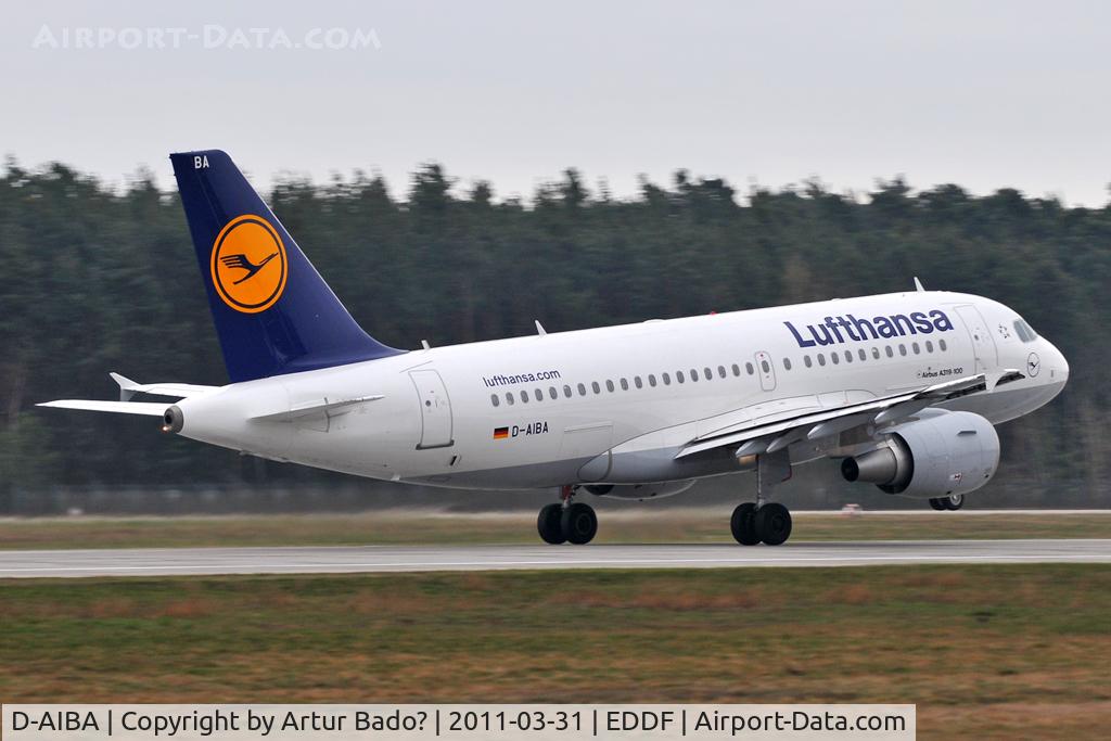 D-AIBA, 2009 Airbus A319-114 C/N 4141, Lufthansa
