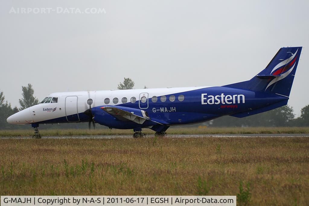 G-MAJH, 1993 British Aerospace Jetstream 41 C/N 41010, Lining up 09