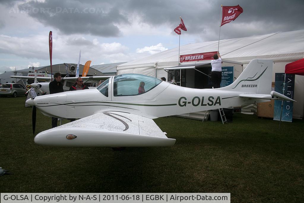 G-OLSA, 2010 Aerostyle B600 C/N 014LSA, Aero Expo 2011 Static
