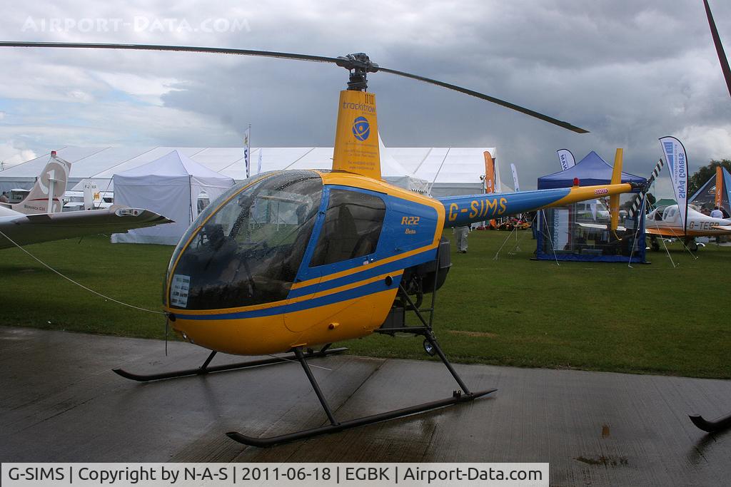 G-SIMS, 1990 Robinson R22 Beta C/N 1596, Aero Expo 2011 Static
