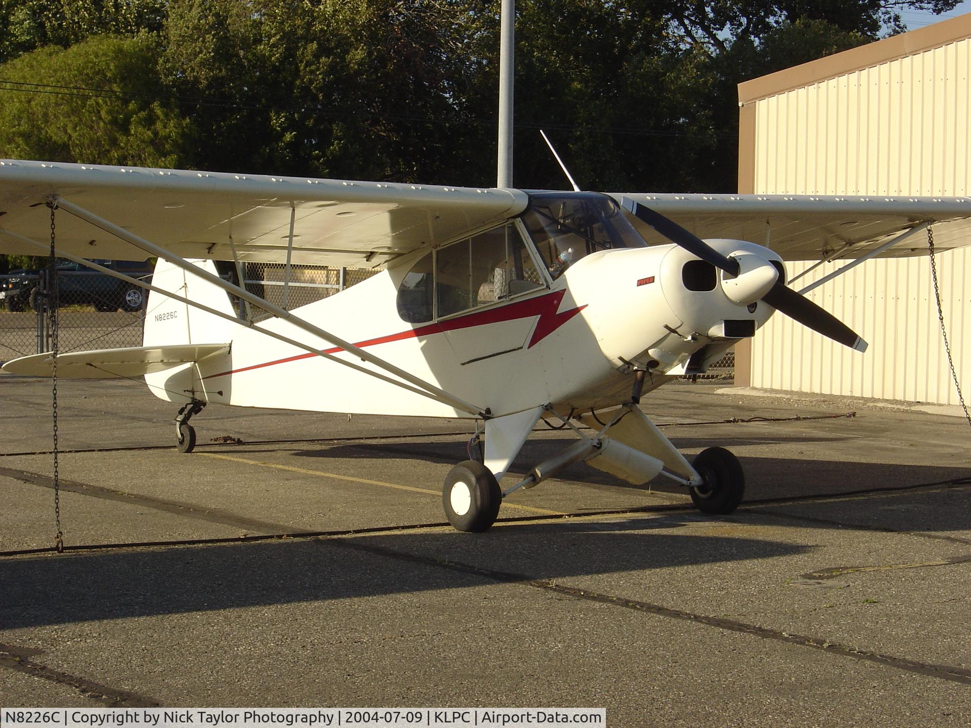 N8226C, 1954 Piper PA-18-135 Super Cub C/N 18-3669, On display at the Lompoc Piper Cub Fly-in